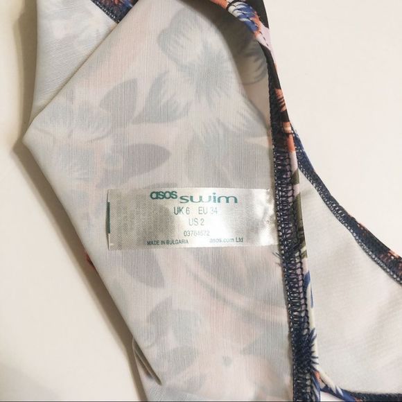 ASOS Swim Floral Bottoms NWOT - Picture 3 of 4